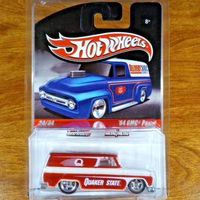 hotwheels スーパーコンベンション限定　64 GMCパネル Hot Wheels Delivery Slick Rides '64 GMC Panel Red Quaker
