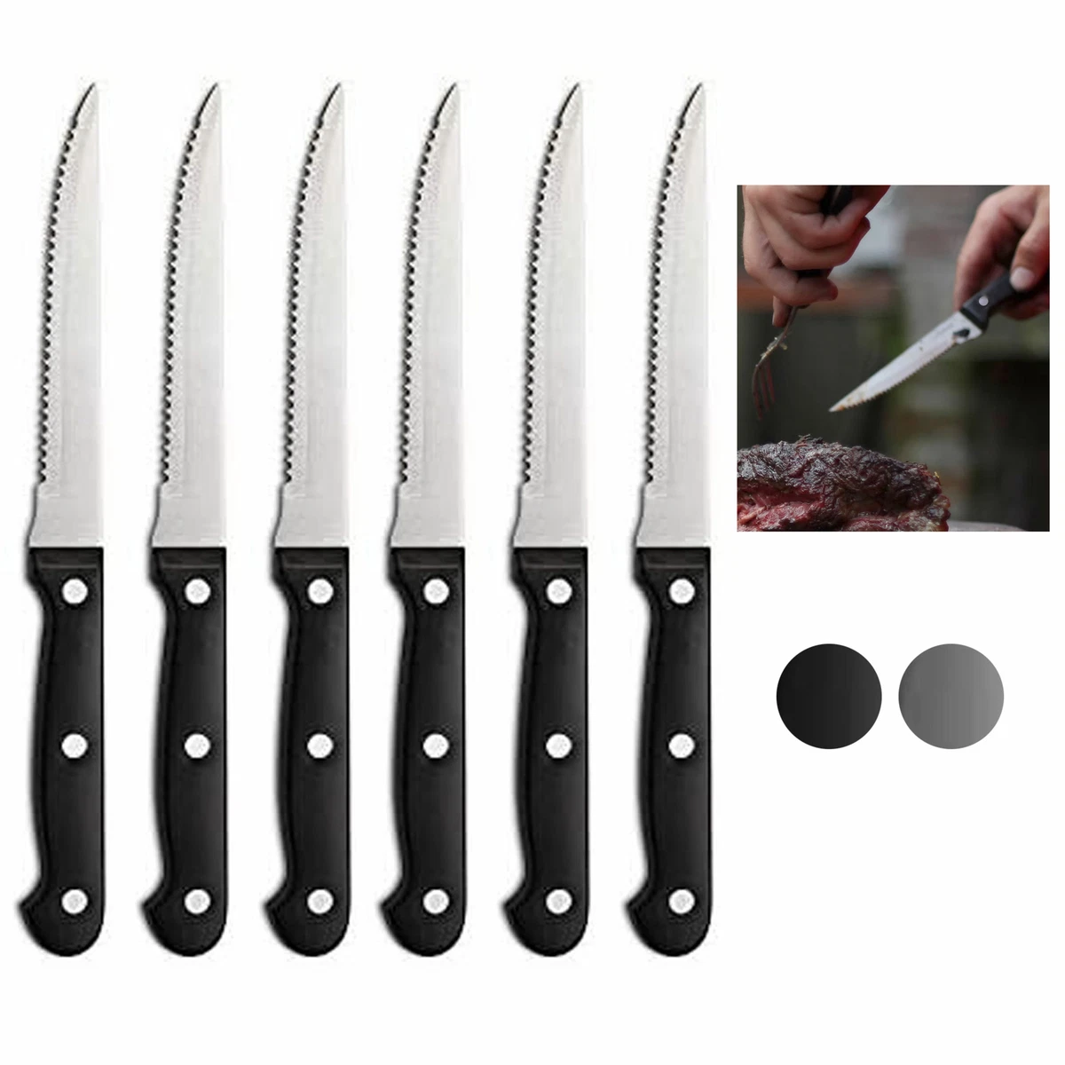 6 pcs cheap kitchen knife set