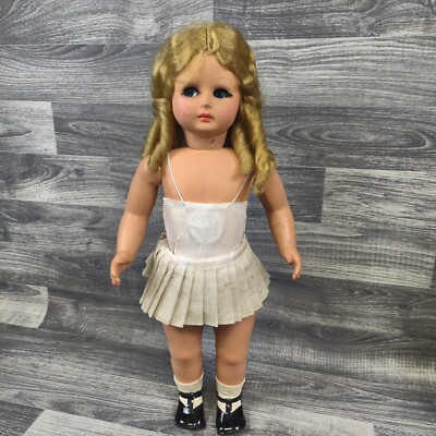 Vintage italienische Puppe vermutlich eine Furga Doll ca. 58 cm