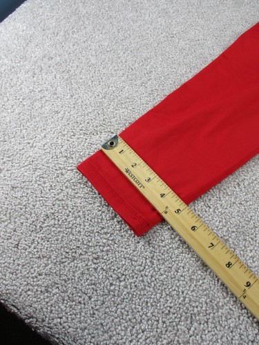 Under Armour Leggings Womens Large Short Red Compression Full Length NEW - Picture 4 of 12