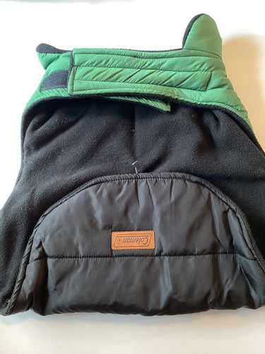 Coleman Dog Puffer Jacket/Coat Green Fleece Lined Size Large, New - Picture 3 of 8