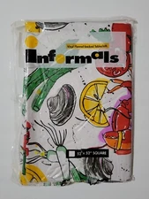 Informals Vinyl Flannel Backed Tablecloth 52" x 52" Square Clambake Lobster
