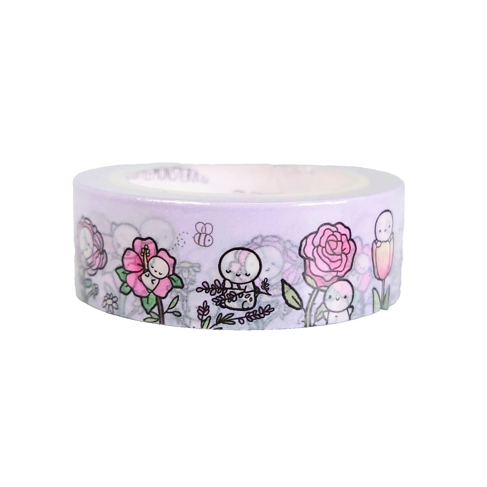 Cinta Washi Floral Flores y Plantas