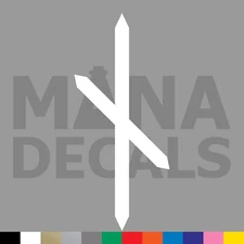 Nauthiz Rune Vinyl Die Cut Decal Sticker - Norse Viking Conflict Willpower Need