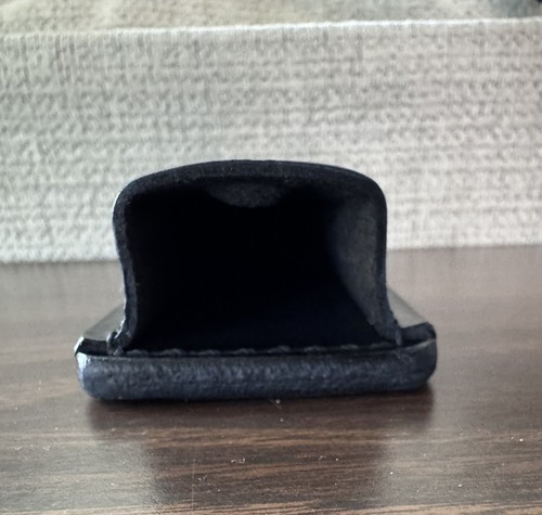 Don Hume Leather Black Magazine Holder D14-P 100B W/SLITS 1 3/4" SN D738108 USA - Picture 5 of 9