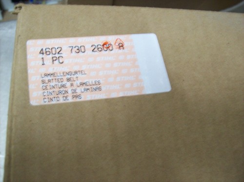 Cinghia Spazzatrice Originale Stihl 4602 730 2600 Per Tamburo KW 85 KW-KM KW-MM