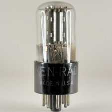 (1) Tested Ken-Rad 6SL7GT Tube Silver Plates Date Code 8-22 6SL7 GT Twin Triode
