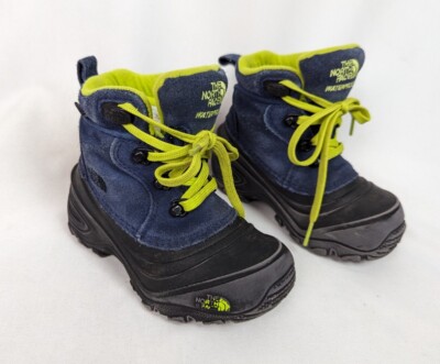 The North Face Boys sz 10 Waterproof Insulated Chilkat Lace II Snow Boots Youth