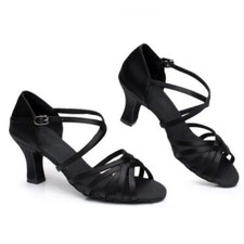 Latin Dance Shoes Ballroom Jazz Salsa  Indoor SOFT Sole Practice Shoes 5/7cm