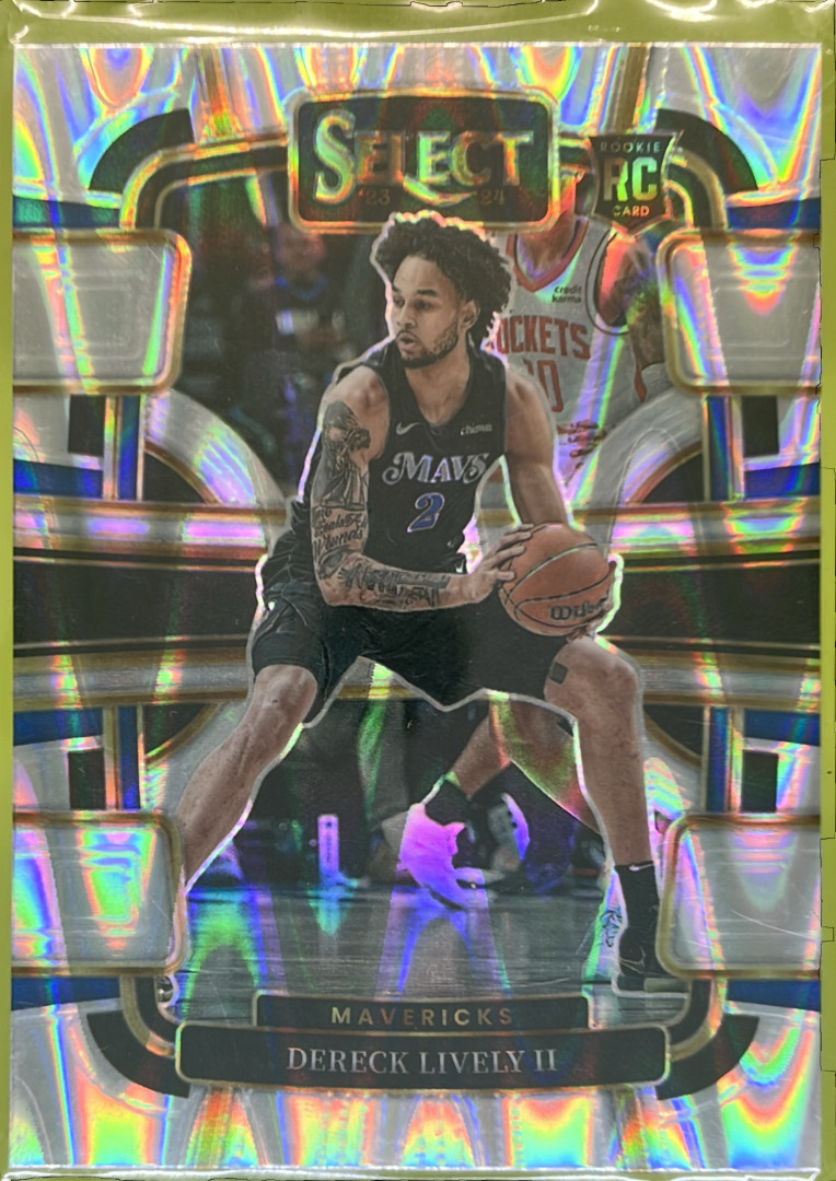 2023-24 Select Dereck Lively II Tectonic Prizm #76 RC Concourse Dallas Mavericks