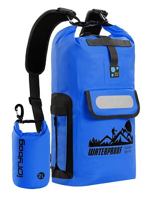 Waterproof Dry Bag Backpack 20L/30L/40L for Kayak Beach