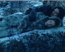 Kit Harington & Rose Leslie Signed Autographed 8x10 Photo GAME OF THRONES COA VD