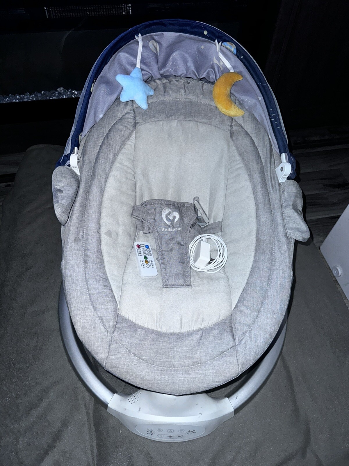 BellaBaby Bluetooth Playing Swing, 10 Lullabies , 5 Speeds, 3 Timer