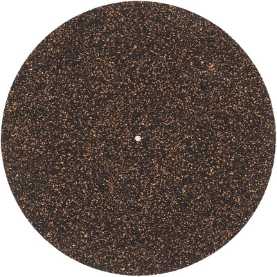 Turntable Mat, Better Sound 4Mm Dust Proof Slip Cork Turntable Mat Easy to Opera