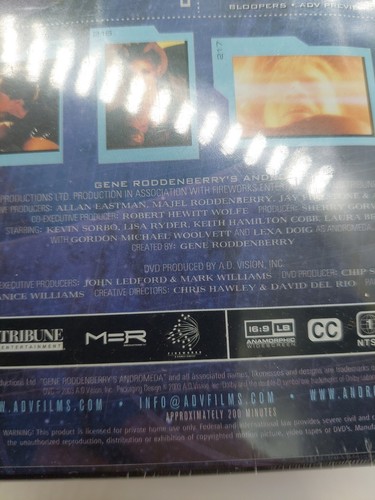 Andromeda - Season 2: Vol. 2.4 (2-DVD set, 2003) Kevin Sorbo; Gene Roddenberry - Picture 4 of 4