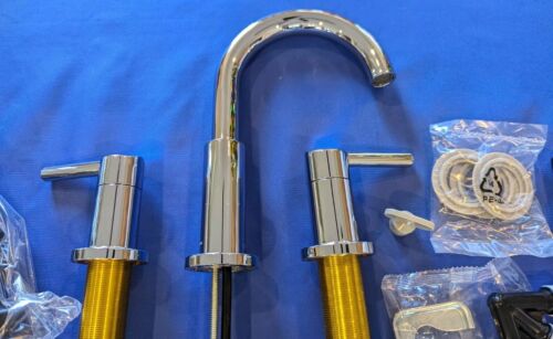 Delta 35749LF Nicoli Rubinetto per lavandino bagno due maniglie in cromo - Foto 3 di 9