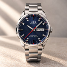Mido Commander Chronometer COSC Azul · M021.431.11.041.00 · Nuevo
