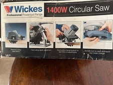 Wickes Professional Powertool Range  1400W Circular Saw, never used!