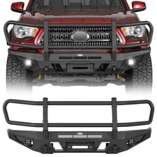 Front Bumper Brush Guard Bull Bar For Toyota Tacoma 2016-2023 Steel Winch Ready Front Bumper Brush Guard Bull Bar For Toyota Tacoma 2016-2023 Steel Winch Ready