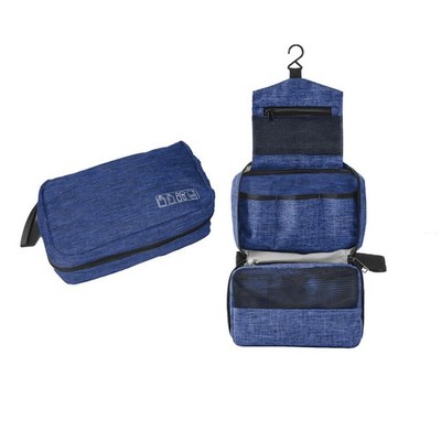 Travel toilet bag is used to toiletries, with a large capacity storage hangin...
