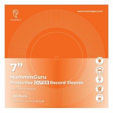 HumminGuru 7" Vinyl Record Outer Sleeves pack of 50 
