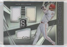 2018 Panini Chronicles Spectra Triple Threat Materials 57/199 Nick Williams b1p