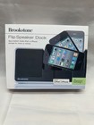 Brookstone Flip Speaker Dock for iPhone, iPod w/Box & Accessories, Black
