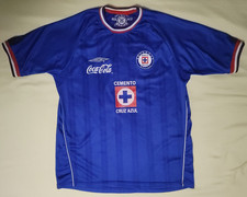 Vtg MEXICO Umbro Official Cruz Azul game Soccer Football 2010-2011 JERSEY used S