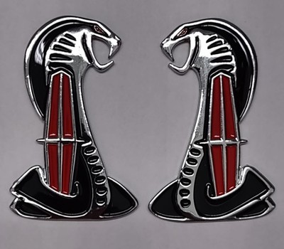 Mark VII, Mark VIII Lincoln LS 6, LS 8 Lincolnmotorsport Cobrastar metal emblems