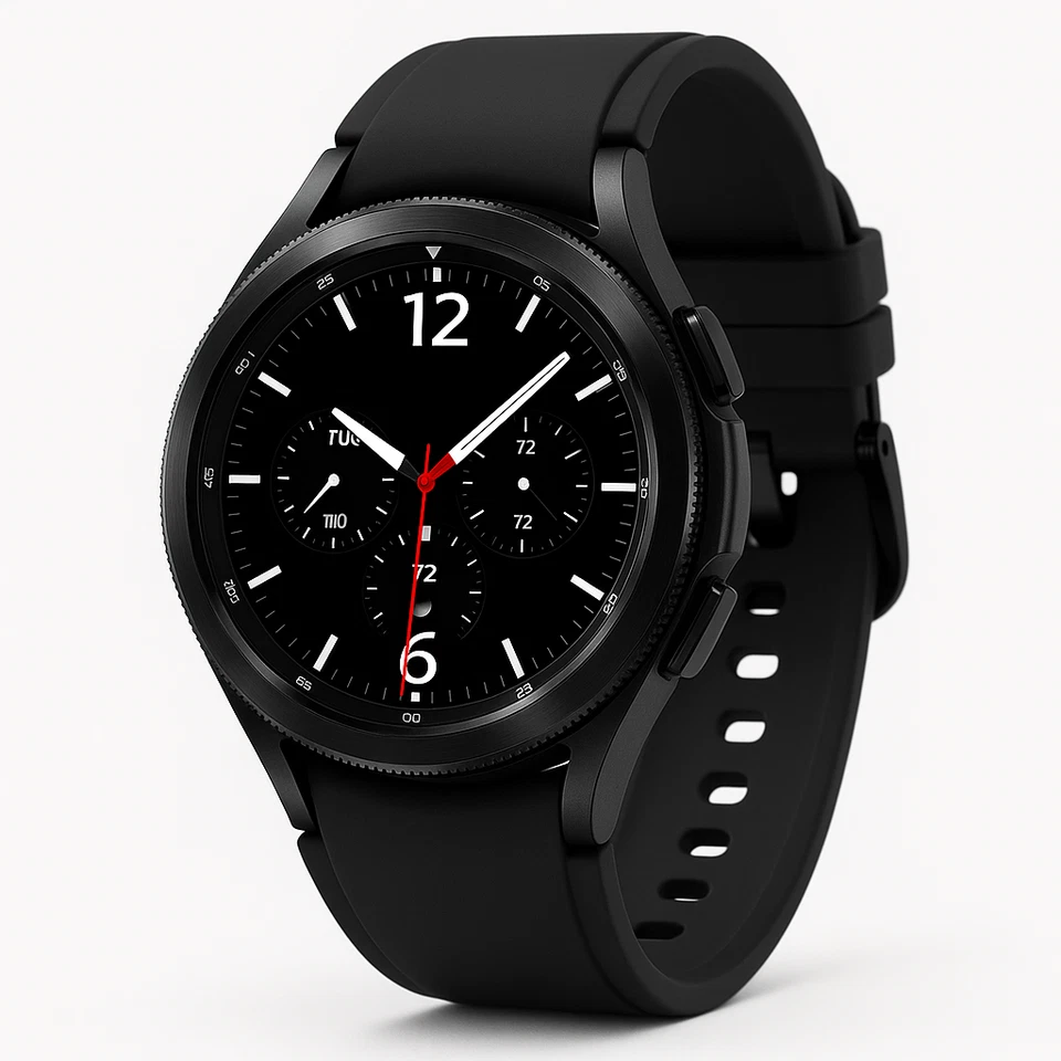 Samsung Galaxy Watch4 Classic SM-R890 46mm Edelstahlgehäuse mit Ridge Sport Band - Bild 1 von 1