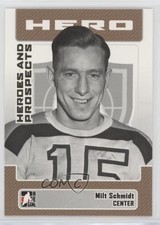 2006-07 ITG Heroes and Prospects Milt Schmidt #2 HOF 4ic