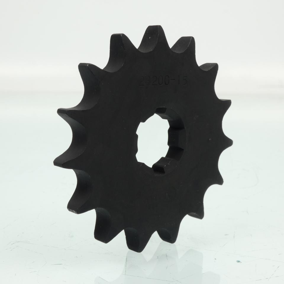 Pignon 15 dents Yamaha 100 DT 1974 transmission pas 428 sortie de boite moto Afam