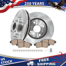 Front Brake Rotor Ceramic Pad For 1993-1995 1996 1997 Toyota Corolla Geo Prizm