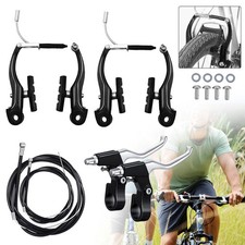 6PCS V Brake Complete Sets Front Rear Lever kit BMX MTB Bike Bicycle Brake Set