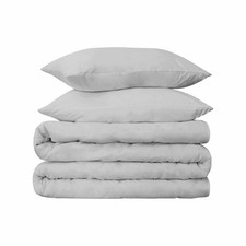 100 Egyptian Cotton 700 Thread Count Duvet Cover Bedding Set, King
