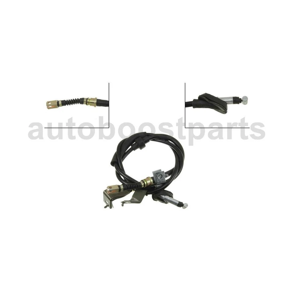 Cabo de freio de estacionamento traseiro esquerdo traseiro direito para Honda Civic 1992-1995 - Imagem 4 de 4