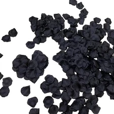 zYoung 3000 Pieces Black Rose Petals Fake Artificial Flower for 