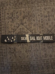 Vintage Otagiri Japan Sail Boat Mobile
