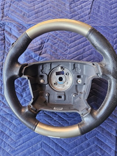 FORD BF FAIRMONT MK2 GHIA STEERING WHEEL 2002-2008 LEATHER (Worn) Retrim CHUNKY - Picture 5 of 14