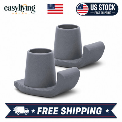 Walker Ski Glides, 2 Pack Durable Glides for Folding 2 Pack, Gray 