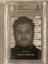 SONS OF ANARCHY MUGSHOTS # MG 4  HARRY WINSTON ( OPIE ) JUST GRADED