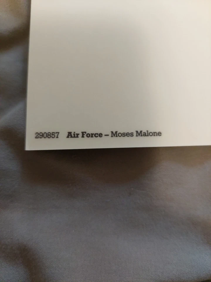 Vintage Nike Poster Card Moses Malone And Charles Barkley  - Image 4 of 4