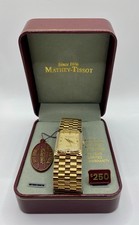 NIB VTG Mathey-Tissot MT9265C Gold-Tone Women...