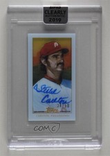 2019 Topps Clearly Authentic T206 Design 34/50 Steve Carlton #TA-SC Auto HOF 2u5
