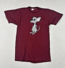 Wolf & Sons VTG Y2K USA Made Small Single Stitch Red Skater Sad Rat