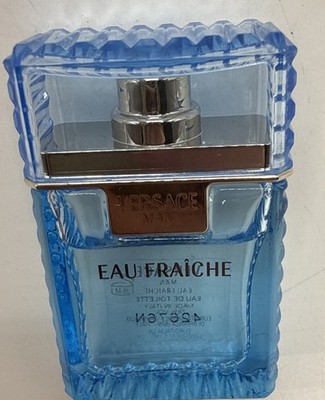 Empty Versace 50ml 1.7oz Bottle Men's  Eau Fraiche Eau De Toilette 