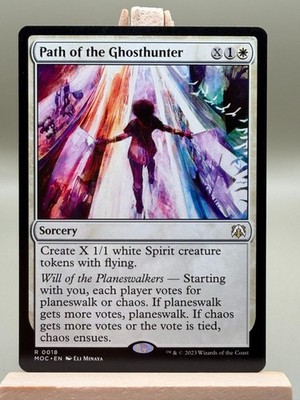 PATH OF THE GHOSTHUNTER #18 MTG Magic MARCH OF THE MACHINE COMMANDER
