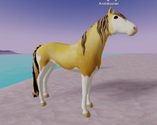 Wild Horse Islands 🌸 IUH Golden Splash Overo Andalusian Tiger Stripes 🌸
