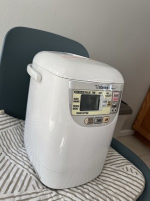 Zojirushi BB-HAC10 Home Bakery 1-Pound-Loaf Programmable Mini Breadmaker, White