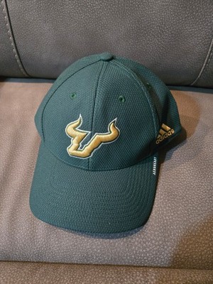 USF Bulls Adidas Green Flex Fit Hat Size S/M New with Tag Aeroready